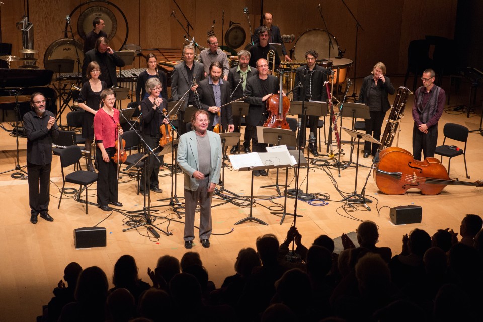 Tristan Murail al Klangforum di Vienna (foto di San Murray)