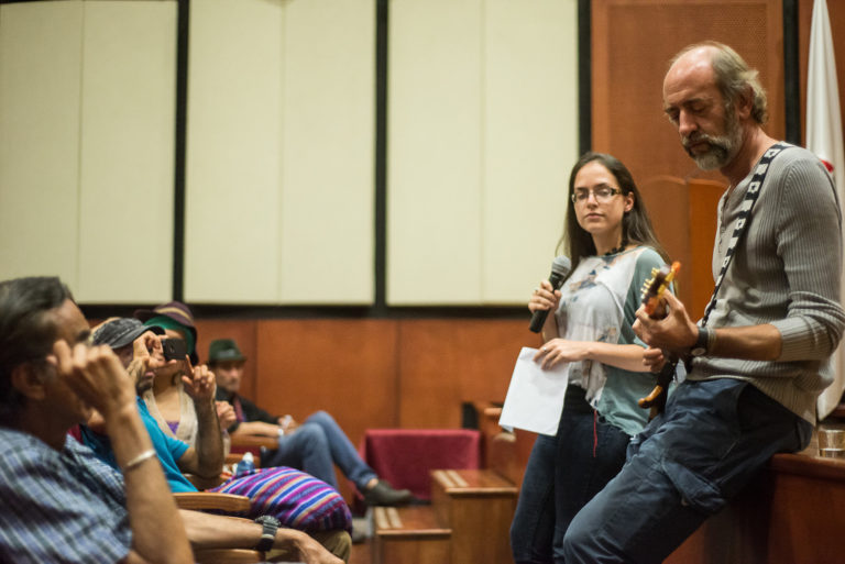 Robin Myers e Stefano Strazzabosco al Festival Internazionale di Poesia di Medellin (Colombia)