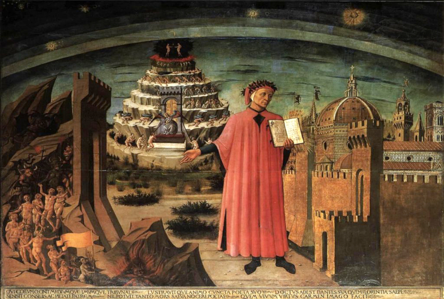 Dei cerchi infernali di Dante; studio filosofico e critico sulla