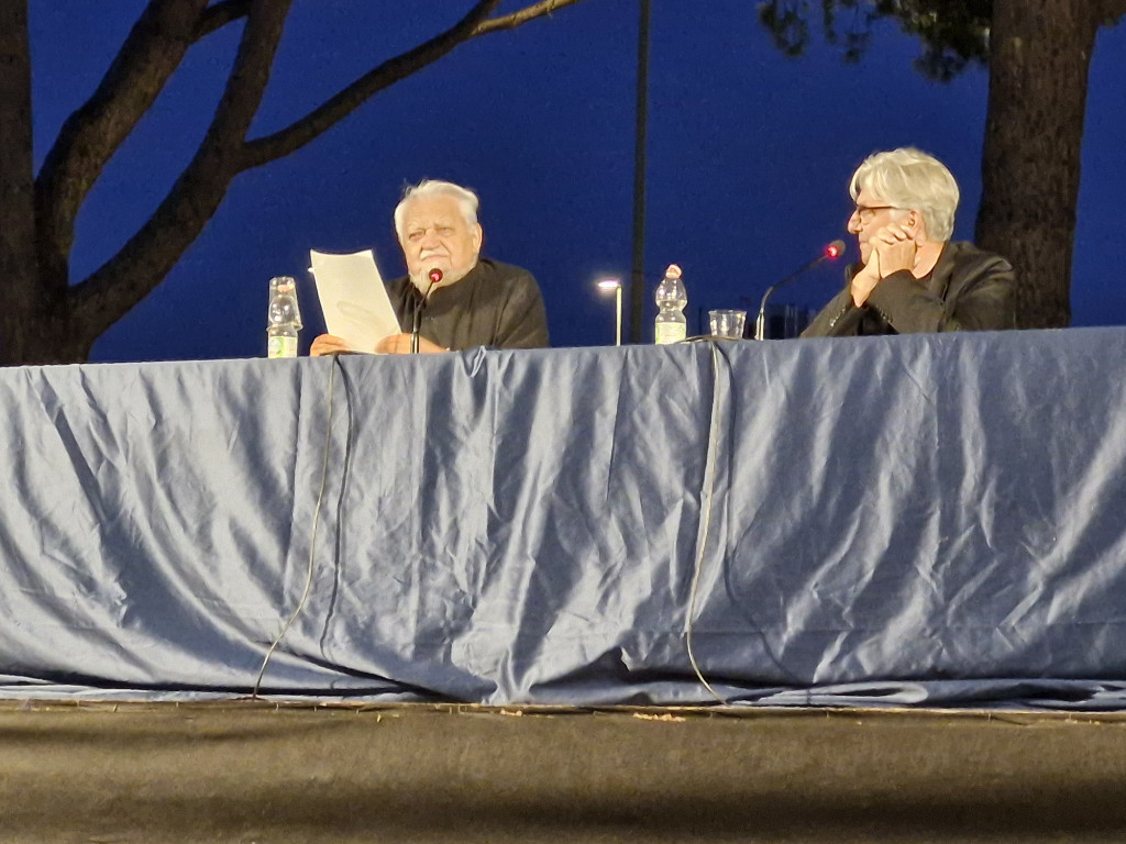 Enzo Bianchi e Gustavo Cecchini